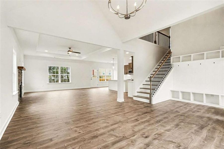 Spacious, unfurnished interior of a new home in , Douglasville (Image 14). Spacious, unfurnished interior of a new home in , Douglasville (Image 14).