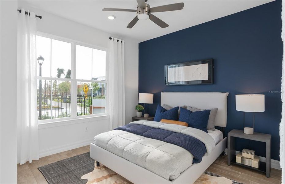 Furnished interior view inside a new home in Bridgewalk, St. Cloud (Image 5).