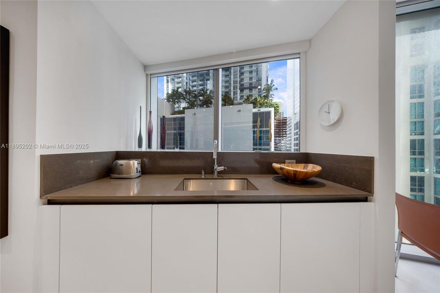Furnished interior view inside a new home in Aston Martin Residences, Miami (Image 32).