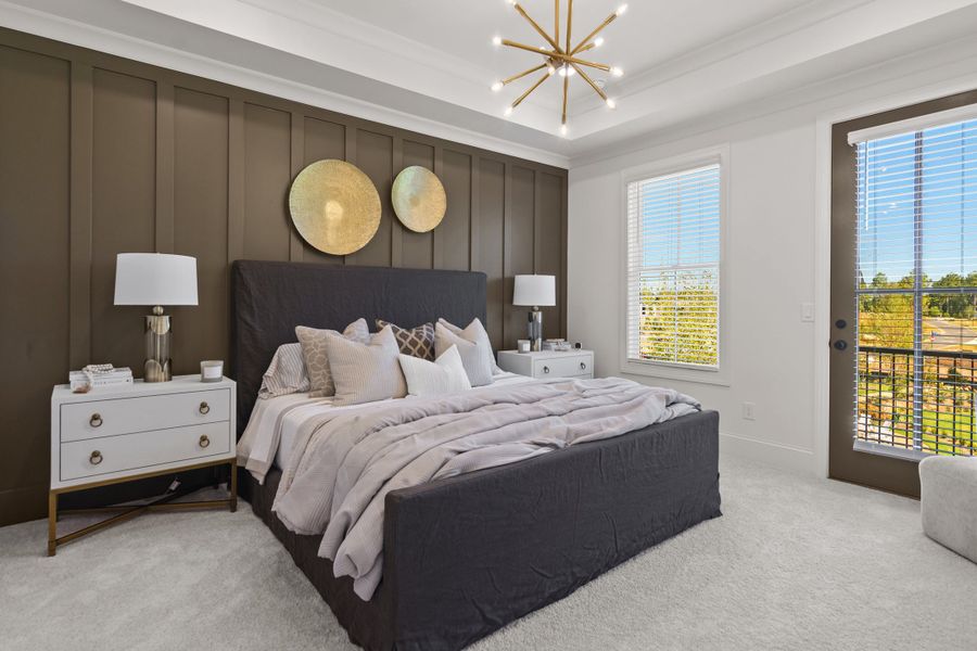 Representative furnished interior of a home built from the The Benton I by The Providence Group in Ecco Park, Alpharetta (Image 38).