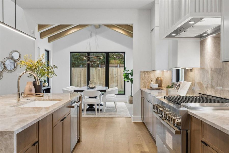 Furnished interior view inside a new home in , Houston (Image 15).