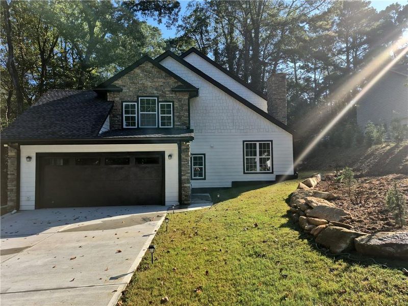 Exterior details and patio area of a home in , Grayson (Image 3).