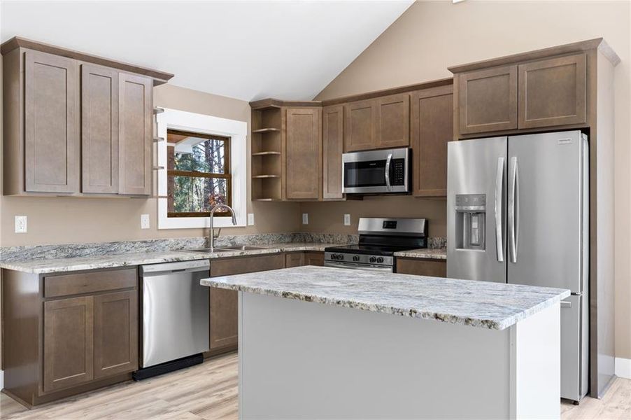 Furnished interior view inside a new home in , Ellijay (Image 5).