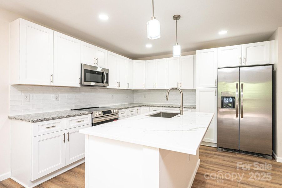 Furnished interior view inside a new home in , Hickory (Image 11).