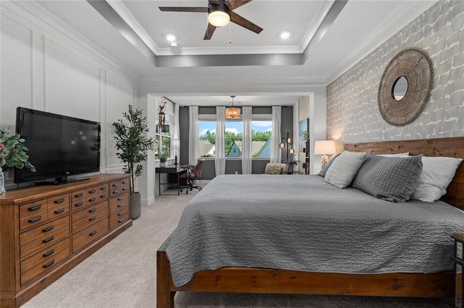 Furnished interior view inside a new home in , Canton (Image 53).