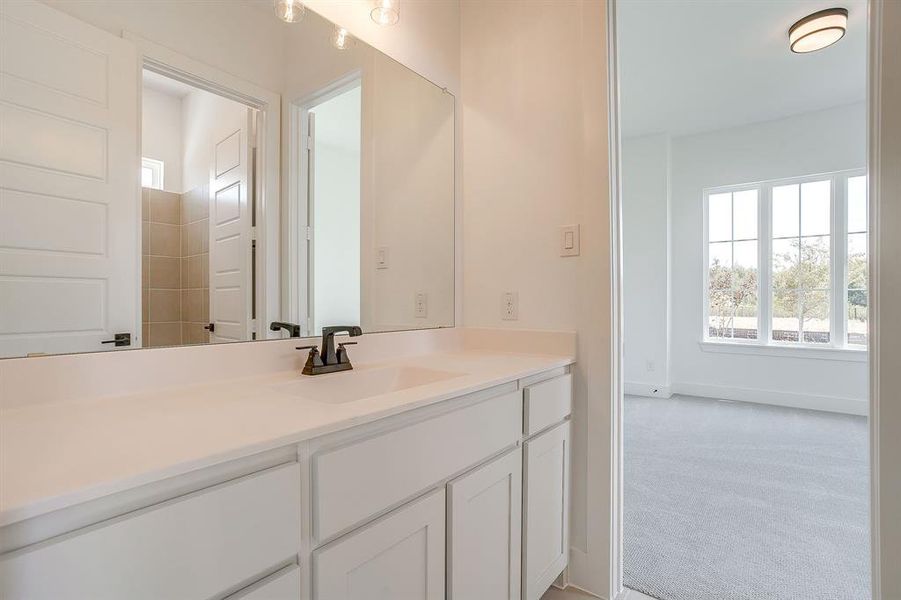 Furnished interior view inside a new home in Pecan Grove, Burleson (Image 12).