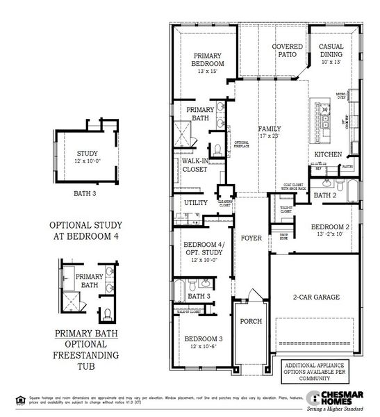 2D floor plan layout for the Brooks 50′ by Chesmar Homes in Prominence – Now Selling, San Antonio, TX (Image 3). 2D floor plan layout for the Brooks 50′ by Chesmar Homes in Prominence – Now Selling, San Antonio, TX (Image 3).