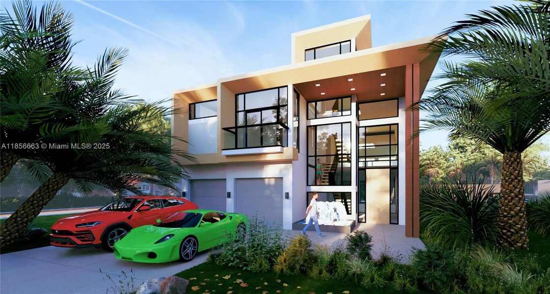 Front exterior of a new home in , Boca Raton, FL, highlighting curb appeal (Image 1).