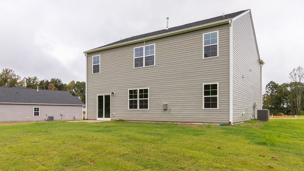 Exterior details and patio area of a home in Colly Farm, Stokesdale (Image 21).