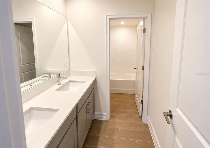Furnished interior view inside a new home in Triple Creek: The Executives, Riverview (Image 9).