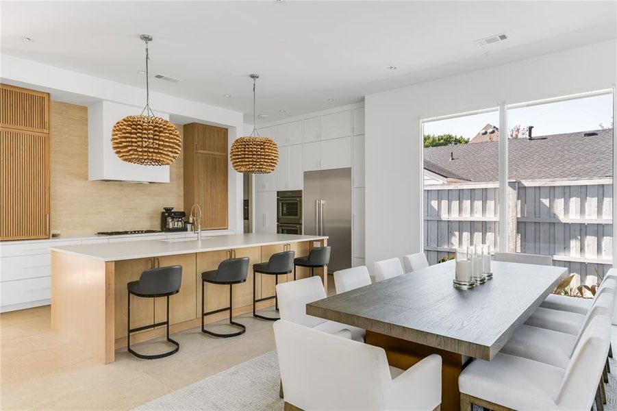 Furnished interior view inside a new home in , Dallas (Image 8). Furnished interior view inside a new home in , Dallas (Image 8).