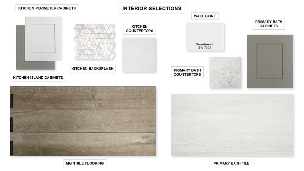 Sample of building materials used in homes in Escondido 80', Magnolia (Image 14).