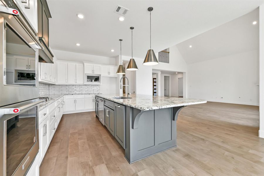 Furnished interior view inside a new home in , Manvel (Image 8).