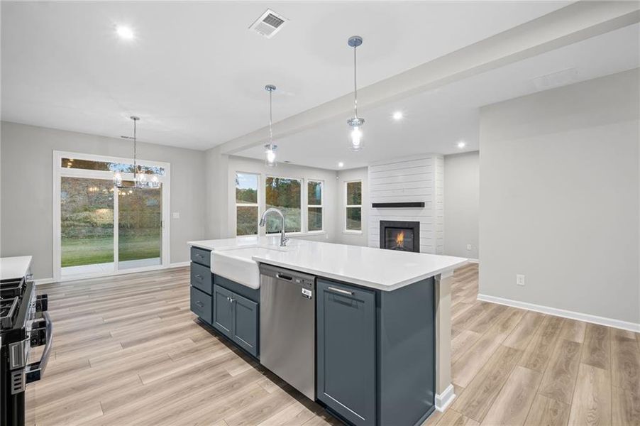 Furnished interior view inside a new home in Pickens Bluff, Hiram (Image 17).