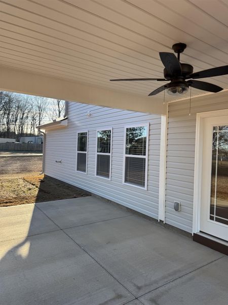 Exterior details and patio area of a home in Ballentine Ridge, Lyman (Image 3).