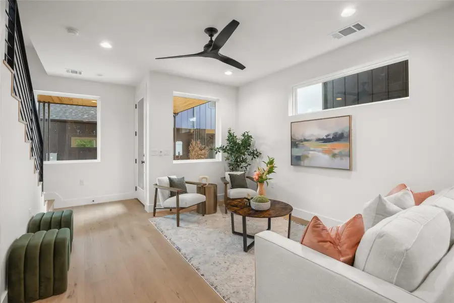 Furnished interior view inside a new home in , Austin (Image 36).