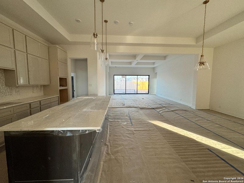 In-progress construction of a new home in Megan's Landing 70's, Castroville, TX (Image 12).