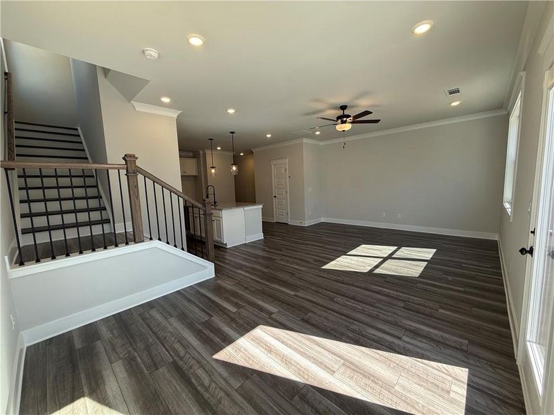 Spacious, unfurnished interior of a new home in The Towns at Auburn Station East, Auburn (Image 12).