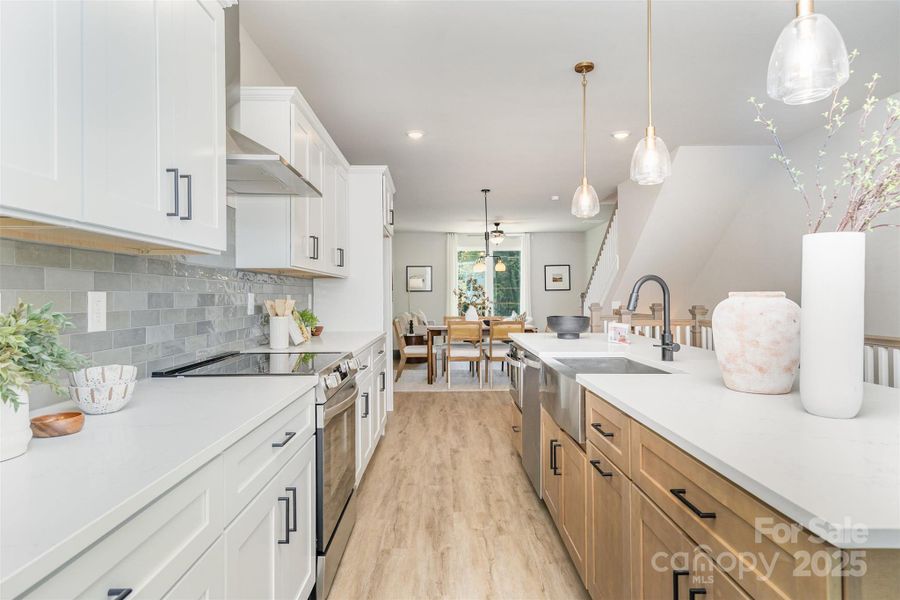 Furnished interior view inside a new home in , Charlotte (Image 11).