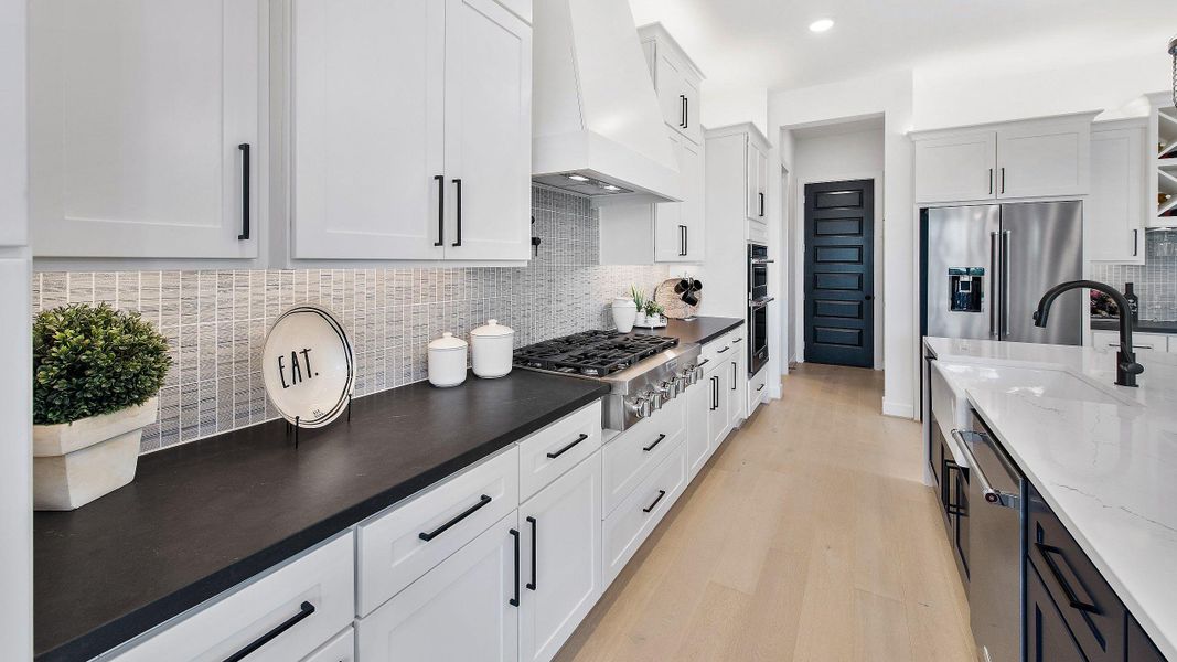 Furnished interior view inside a new home in Legacy, League City (Image 6).