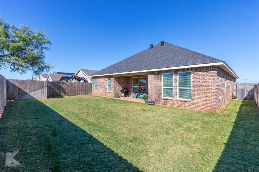 Exterior details and patio area of a home in , Abilene (Image 2). Exterior details and patio area of a home in , Abilene (Image 2).