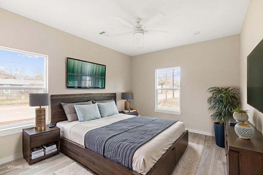 room digitally staged