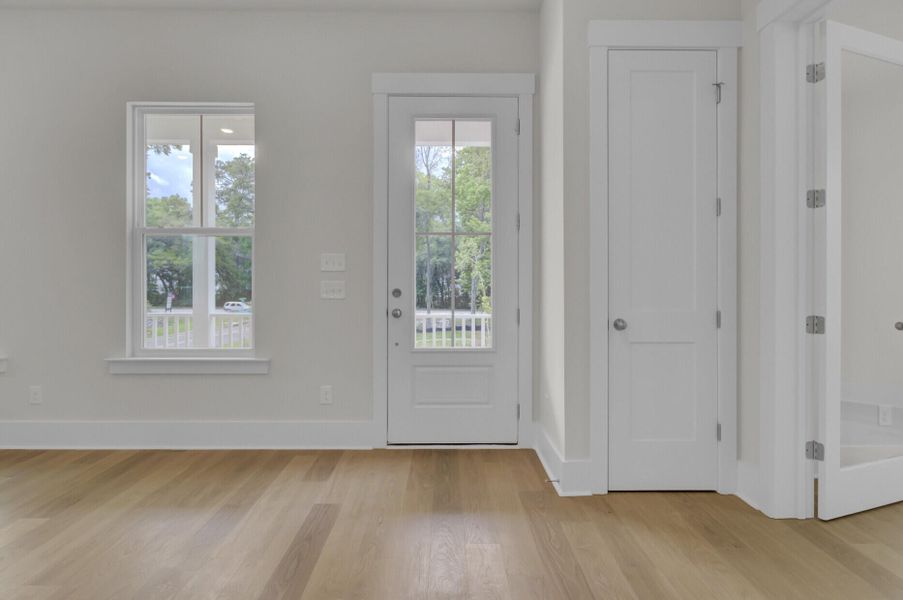 Spacious, unfurnished interior of a new home in Indigo Grove Single Family Homes, Johns Island (Image 38). Spacious, unfurnished interior of a new home in Indigo Grove Single Family Homes, Johns Island (Image 38).