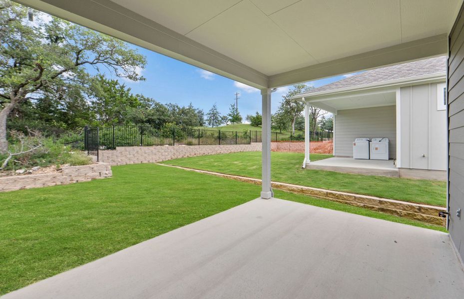 Exterior details and patio area of a home in Sun City Texas, Georgetown (Image 25). Exterior details and patio area of a home in Sun City Texas, Georgetown (Image 25).