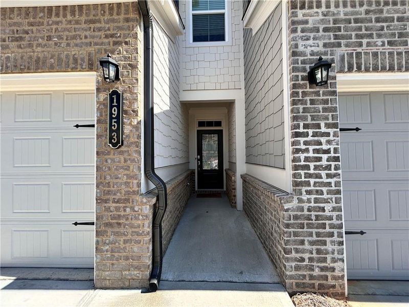 Exterior details and patio area of a home in , Suwanee (Image 27).