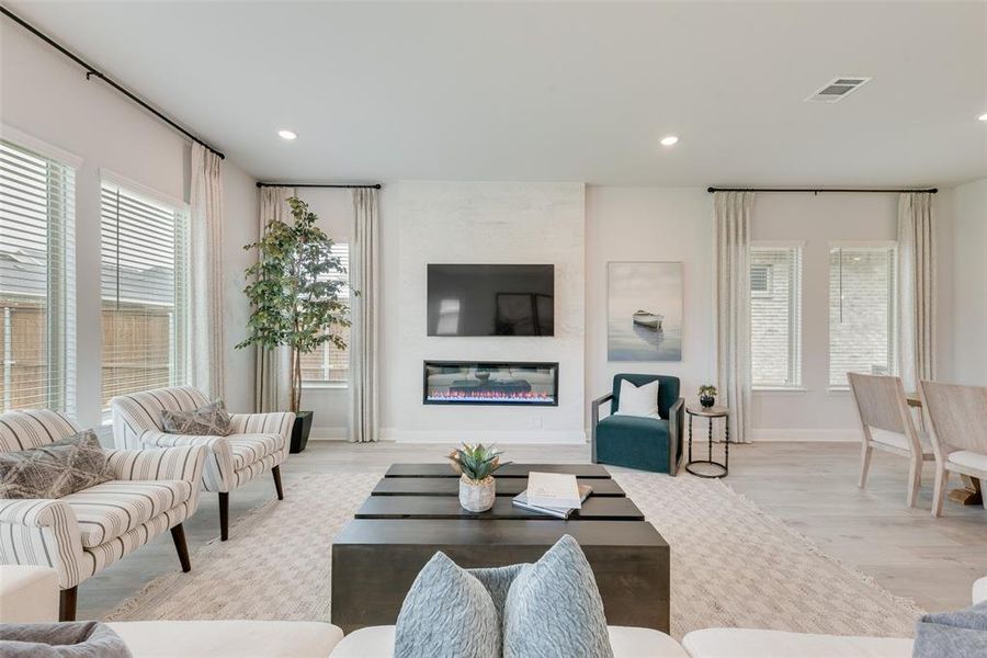 Furnished interior view inside a new home in Bayside, Rowlett (Image 9).