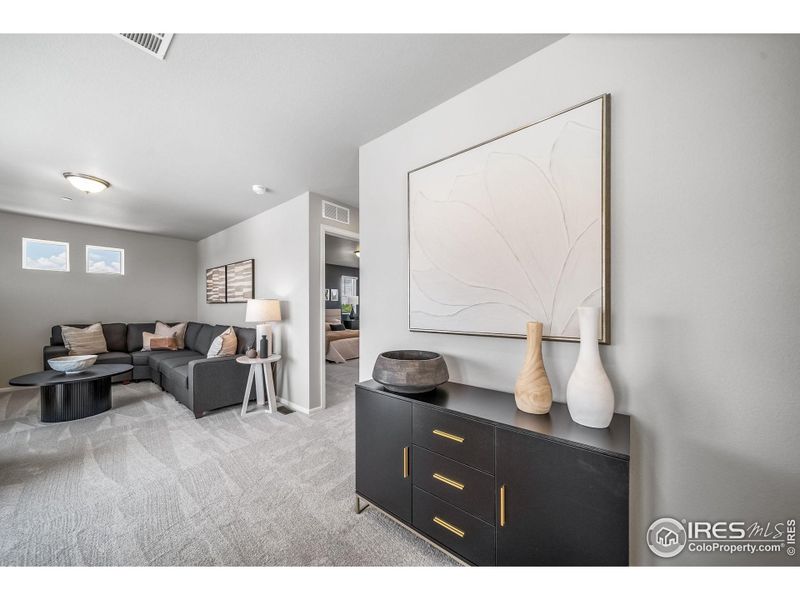 Furnished interior view inside a new home in , Johnstown (Image 22). Furnished interior view inside a new home in , Johnstown (Image 22).