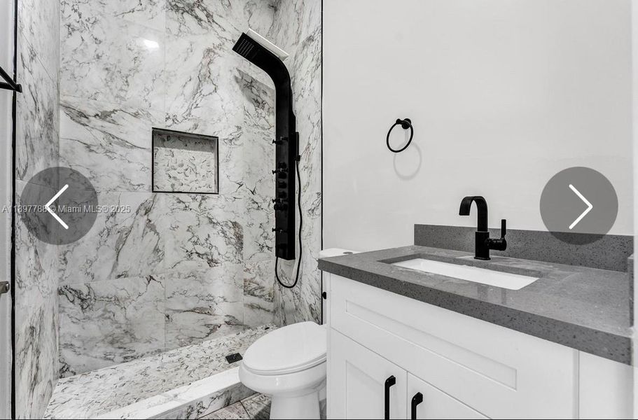 Close-up of interior finishes inside a home in , Hollywood (Image 15).