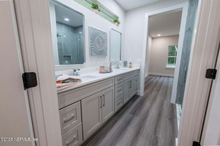 Furnished interior view inside a new home in , Starke (Image 9).