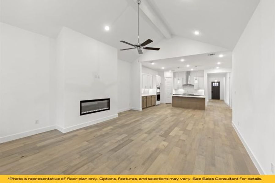 Representative unfurnished interior of a home built from the The Catalina by Stonefield Homes in The Highlands, Rockwall (Image 110).