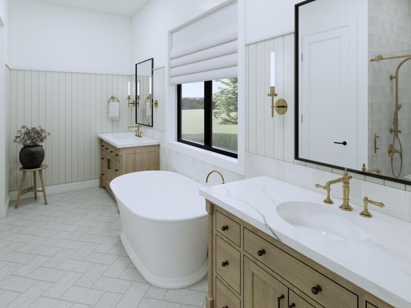 Furnished interior view inside a new home in , Lake Worth (Image 53).