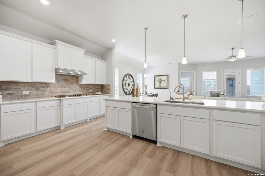 Furnished interior view inside a new home in The Parklands, Schertz (Image 35).