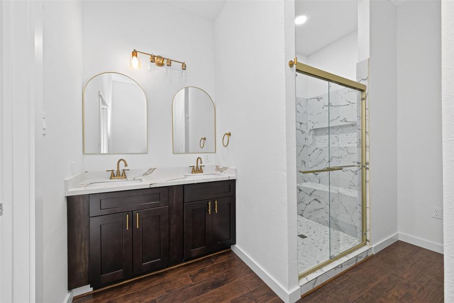 Furnished interior view inside a new home in , Cleveland (Image 8).