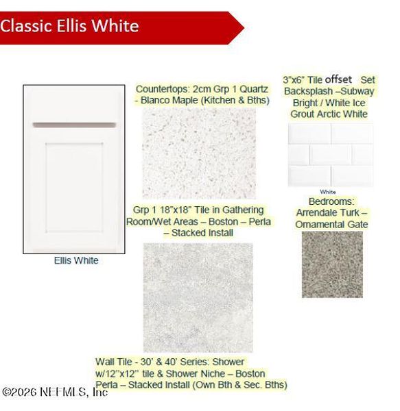 Sample of building materials used in homes in Wells Landing, Jacksonville (Image 25).