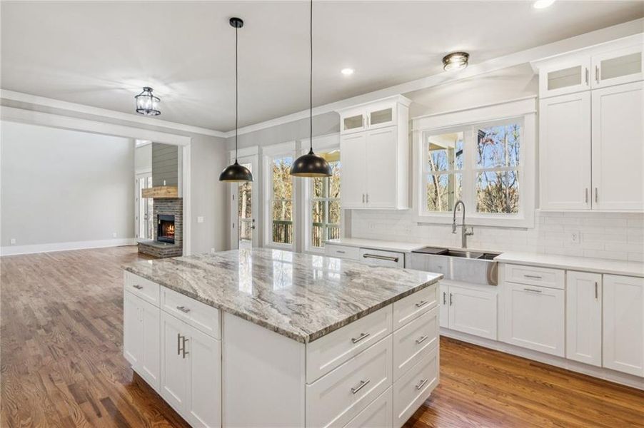 Furnished interior view inside a new home in , Dawsonville (Image 6).