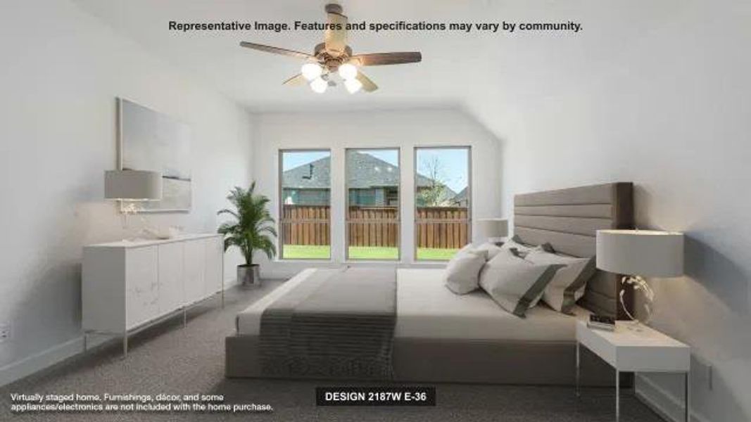 Furnished interior view inside a new home in Juniper Springs, Lockhart (Image 7).