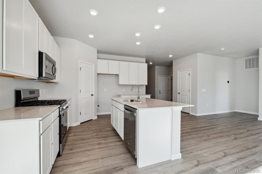Furnished interior view inside a new home in Spring Valley Ranch, Elizabeth (Image 4).