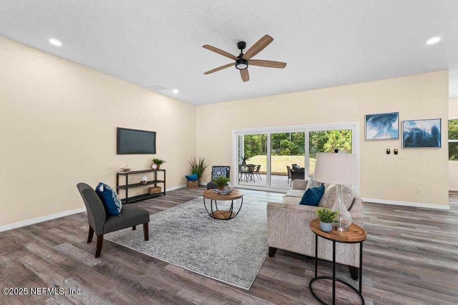 Furnished interior view inside a new home in , Jacksonville (Image 25).