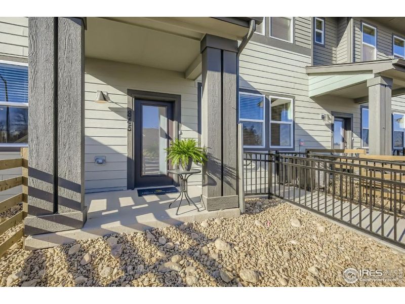 Exterior details and patio area of a home in , Fort Collins (Image 4). Exterior details and patio area of a home in , Fort Collins (Image 4).