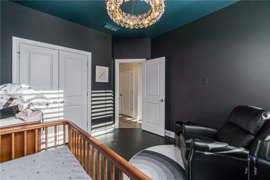 Furnished interior view inside a new home in Evanshire Single Family, Duluth (Image 28).