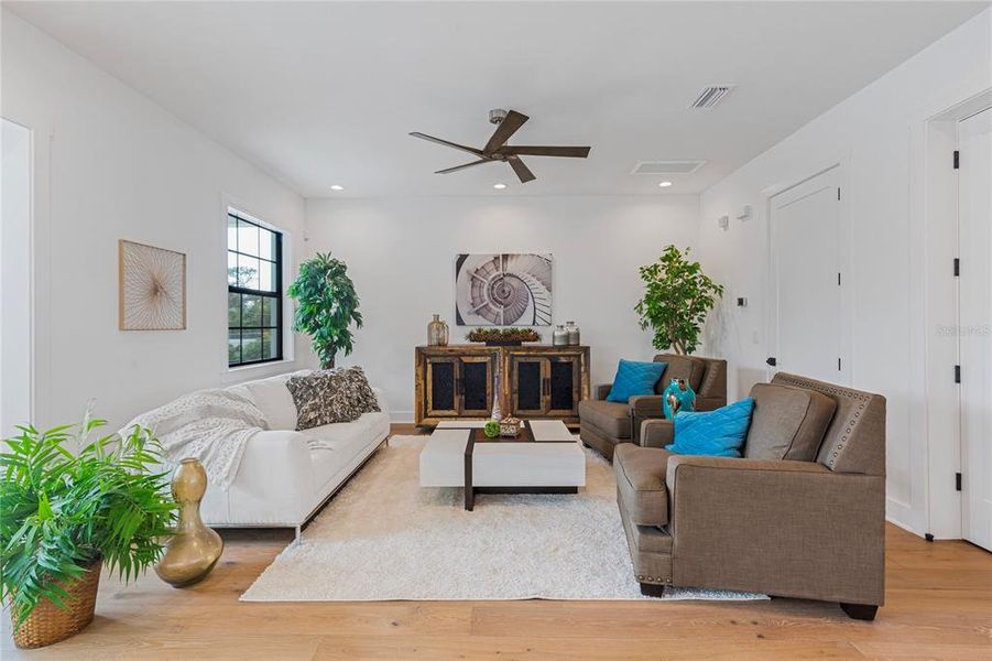 Furnished interior view inside a new home in , St. Petersburg (Image 11).