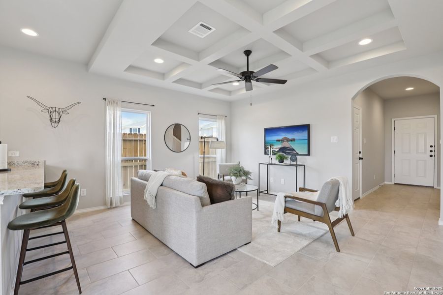 Furnished interior view inside a new home in , San Antonio (Image 10).