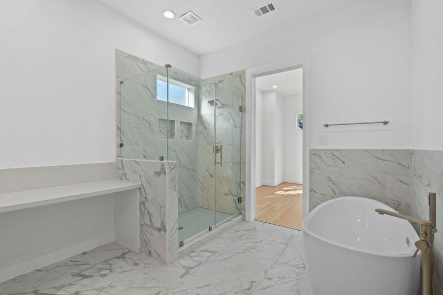 Furnished interior view inside a new home in , Houston (Image 8).