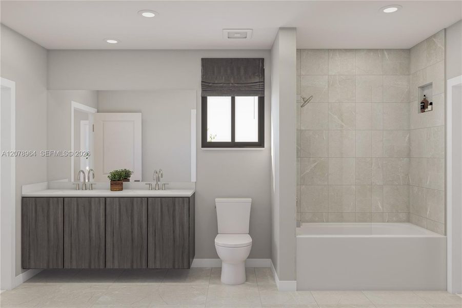Furnished interior view inside a new home in Parkland Royale, Parkland (Image 11).
