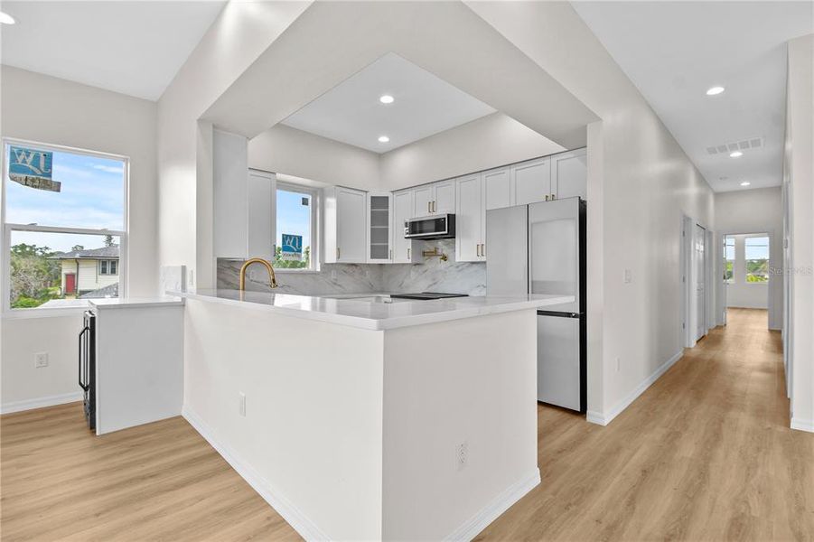 Furnished interior view inside a new home in , St. Petersburg (Image 8).