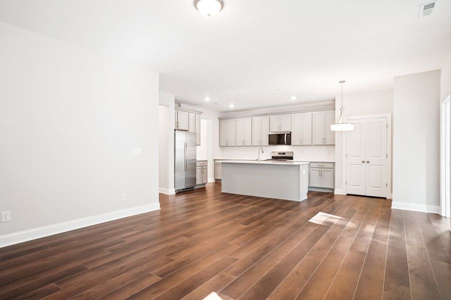 Representative unfurnished interior of a home built from the Badin by Caruso Homes in Blue Run, Raleigh (Image 65). Representative unfurnished interior of a home built from the Badin by Caruso Homes in Blue Run, Raleigh (Image 65).